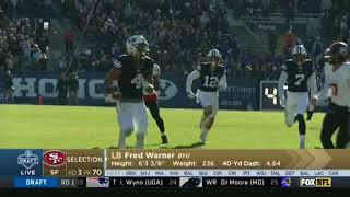 49ers select Fred Warner