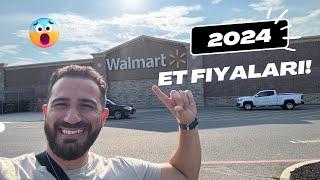 AMERİKA'DA 2024 WALMART ET FİYATLARI! $6 Butun Pilic! $31 4.5 Kilo Et Kiyma! $13 60 Adet Yumurta!