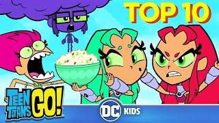 Teen Titans Go! | Top 10 Starfire Transformations |  @dckids