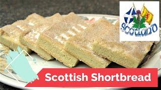 Scottish Shortbread Slice How to Recipe demo at home