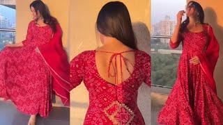 Umbrella Kurti with very easy tips cutting n stitching/Full gher umbrella dress/latest Kurti design