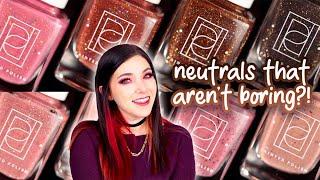 The prettiest neutral nail polishes! Painted Polish Sweet On You Swatch and Review || KELLI MARISSA