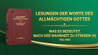 Das Wort Gottes | Was es bedeutet, nach der Wahrheit zu streben (8) (Teil Drei)