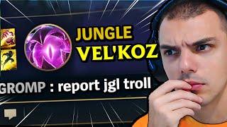 THEY REPORTED ME FOR PLAYING VEL'KOZ JUNGLE...