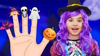 Halloween Finger Family | Halloween Kids Songs and Nursery Rhymes - Poli and Nick