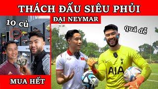 THÁCH ĐẤU SIÊU PHỦI - Đại Neymar | Mua giày 10 TRIỆU?!? | nickqtran