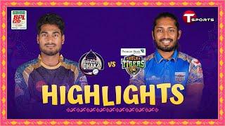 Highlights | Durdanto Dhaka vs Khulna Tigers | 14th Match | BPL 2024 | T Sports