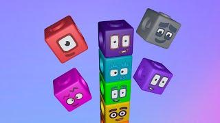 Numberblocks Standing Tall 1 to 100 BIGGEST Count Numberblocks Standing Tall Counting 1-100 Patterns