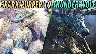 ZINOGRE: Spark Pupper to Thunder Wolf - Monster Hunter Lore