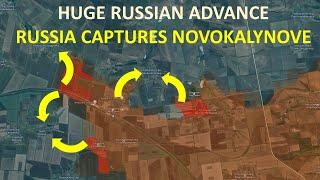 Russia Captures Novokalynove l Huge Russian Advance North Of Avdiivka