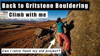 Gritstone Bouldering in the Peak District - Stanage Plantation