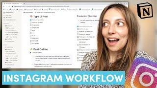 My Instagram Content Creation Workflow Using Notion