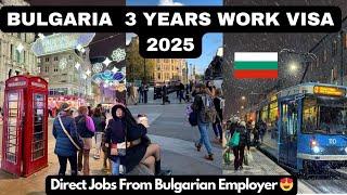 Bulgaria New Vacancy 2025,Bulgaria Schengen Visa Travel Update,Bulgaria Work Permit Visa 2024,Jobs,