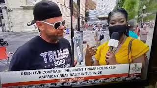 Trump Rally 2020 Tulsa Oklahoma Beer Man Exposes Democrats