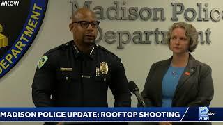 At least 10 people were hurt after a shooting at a rooftop party in downtown Madison early Sunday…