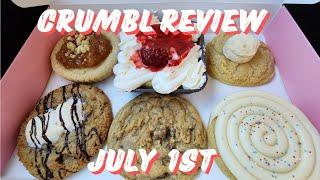 CRUMBL COOKIE REVIEW JULY 1ST