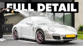 Porsche 911 Satisfying Foam Wash - ASMR