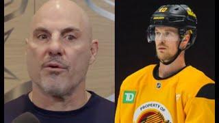 Tocchet On Petey JT Miller Fight at Practice