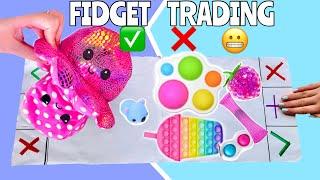 FIDGET TRADING WITH MY SISTER! *INTENSE* 