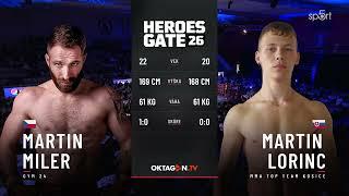 HEROES GATE 2022 - GALAVEČER BOXU, K1 A MMA - 2.část