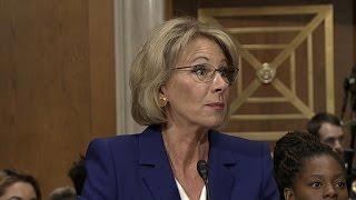 Betsy DeVos: Guns should be allowed in schools in case of grizzly bears