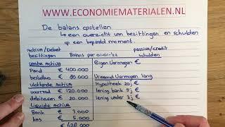 De balans opstellen (havo/vwo) (economiematerialen)