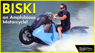 This is an innovative high speed amphibious motorcycle | BISKI
