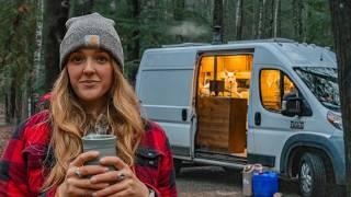 Cabin Style DIY VAN TOUR // 4+ Years of Full-Time Van Life