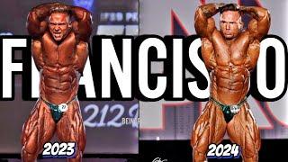 Francisco Barrios 2023 VS 2024 Physique Comparison