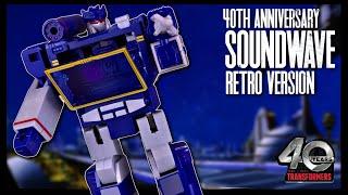 Hasbro Transformers Retro 40th Anniversary Soundwave Walmart Exclusive | @TheReviewSpot