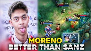 MORENO THE BEST MAGE USERS IN INDONESIA RIGHT NOW | IS MORENO BETTER THAN SANZ RIGHT NOW