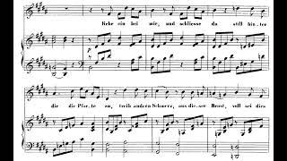 Du Bist die Ruh (F. Mendelssohn) Score Animation