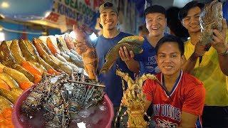 FRESHEST SEAFOOD FEAST! INSANE Seafood Meal at Dampa Market Manila Philippines