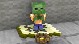 Baby Zombie Gangster Become a Beggar - Minecraft Animation