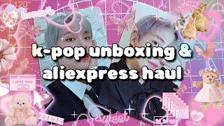 РАСПАКОВКА КАРТ, АЛЬБОМА aespa И ПОСЫЛОК С ALIEXPRESS | kpop unboxing & aliexpress haul