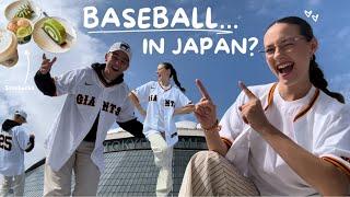 Day 4 In Japan! - Baseball Game, Behind The Scenes & Trying New Foods!