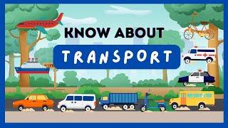 Kids Vocabulary | Transportation Sounds and Vehicles | Learn English with Fun and Education