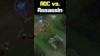 ADC vs. Assassin - League of Legends #shorts