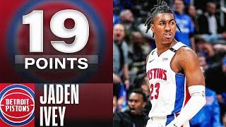 No. 5 Pick Jaden Ivey Drops 19 PTS In NBA Debut