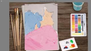 Рисуем замок в горах - Дарья Бусыгина