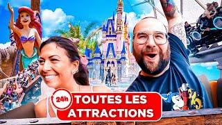 TOUTES les ATTRACTIONS de DISNEY WORLD en 1 JOURNÉE !!?