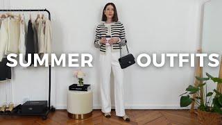 10 CLASSIC & CHIC EARLY SUMMER OUTFITS WITH WARDROBE ESSENTIALS