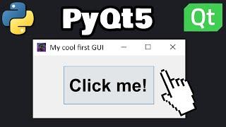 Python PyQt5 BUTTONS are easy! ️