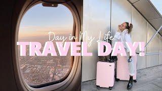 TRAVEL DAY VLOG: Airport Essentials, What's In My Bag, Airplane Snacks, Netflix Downloads and more!