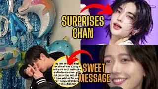 Bang Chan’s Birthday Hannah’s Sweet Message and Hyunjin’s Surprise Appearance !!