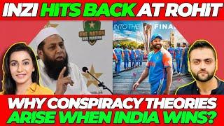 Inzamam hits back at Rohit Sharma | Why Conspiracy Theories arise when India wins? IND vs SA Final