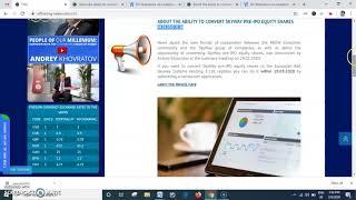Application for the conversion of SkyWay pre IPO equity shares   skyway investment share