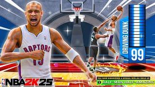 MY *NEW* GAMEBREAKING 99 DRIVING DUNK VINCE CARTER BUILD IS DUNKING ON EVERYONE IN NBA2k25!!!