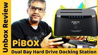 x235 Unbox | Review | PiBOX Dual Bay USB 3.0 to SATA Hard Drive Docking Station | Duplicator