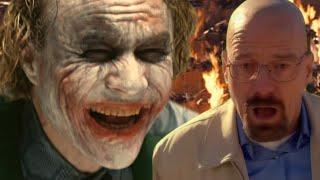 Joker burns Walter White's Money